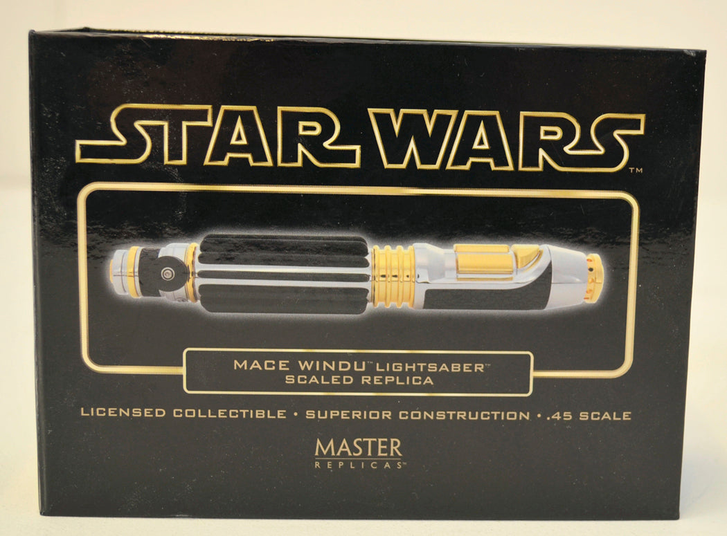 Star Wars - Master Replicas - .45 Scaled Mace Windu Lightsaber