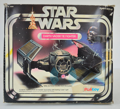 STAR WARS - DARTH VADER TIE FIGHTER - Palitoy Toy 33324 (BOX FRONT View)  