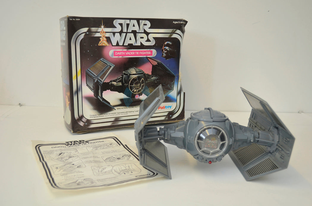 Star Wars - Darth Vader Tie Fighter  Original Boxed Vintage Palitoy Toy (33324)