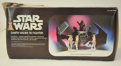 STAR WARS - DARTH VADER TIE FIGHTER - Palitoy Toy 33324 (BOX SIDE 2 View)  