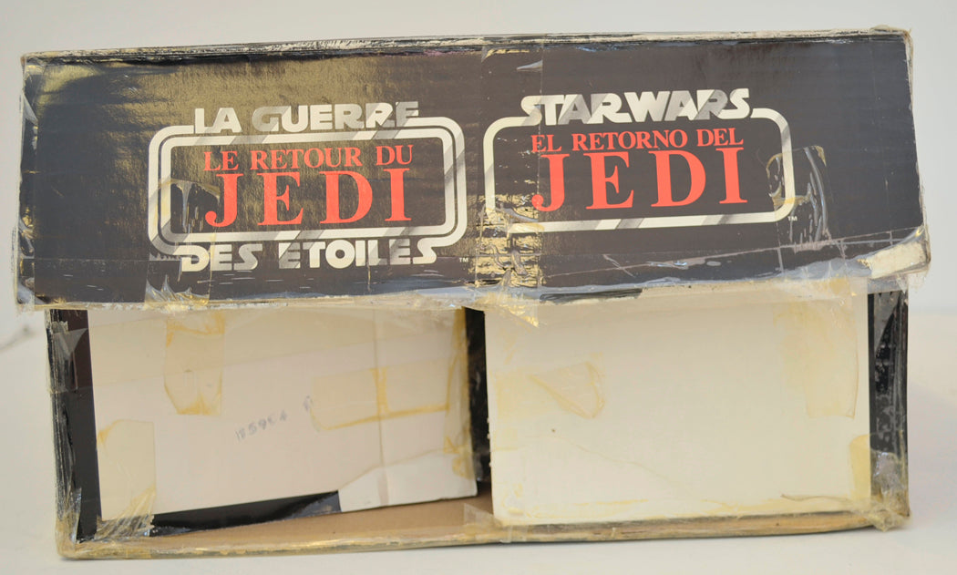 STAR WARS - RETURN OF THE JEDI - EWOK VILLAGE - Palitoy Toy - tri-logo (BOX SIDE 3 View)  