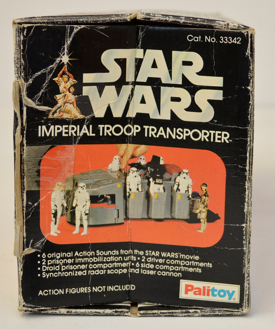 STAR WARS - IMPERIAL TROOP TRANSPORTER - Palitoy Toy - 33342 (BOX SIDE 3 View)  