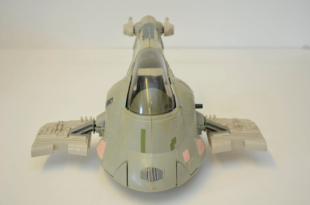 STAR WARS : EMPIRE STRIKES BACK - SLAVE 1 - Palitoy Toy 33356 (BACK View)  