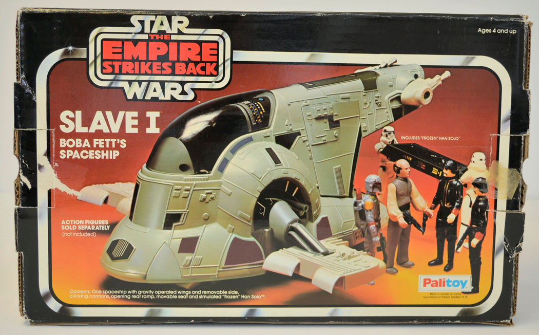 STAR WARS : EMPIRE STRIKES BACK - SLAVE 1 - Palitoy Toy 33356 (BOX FRONT View)  