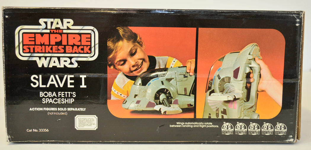 STAR WARS : EMPIRE STRIKES BACK - SLAVE 1 - Palitoy Toy 33356 (BOX SIDE 2 View)  