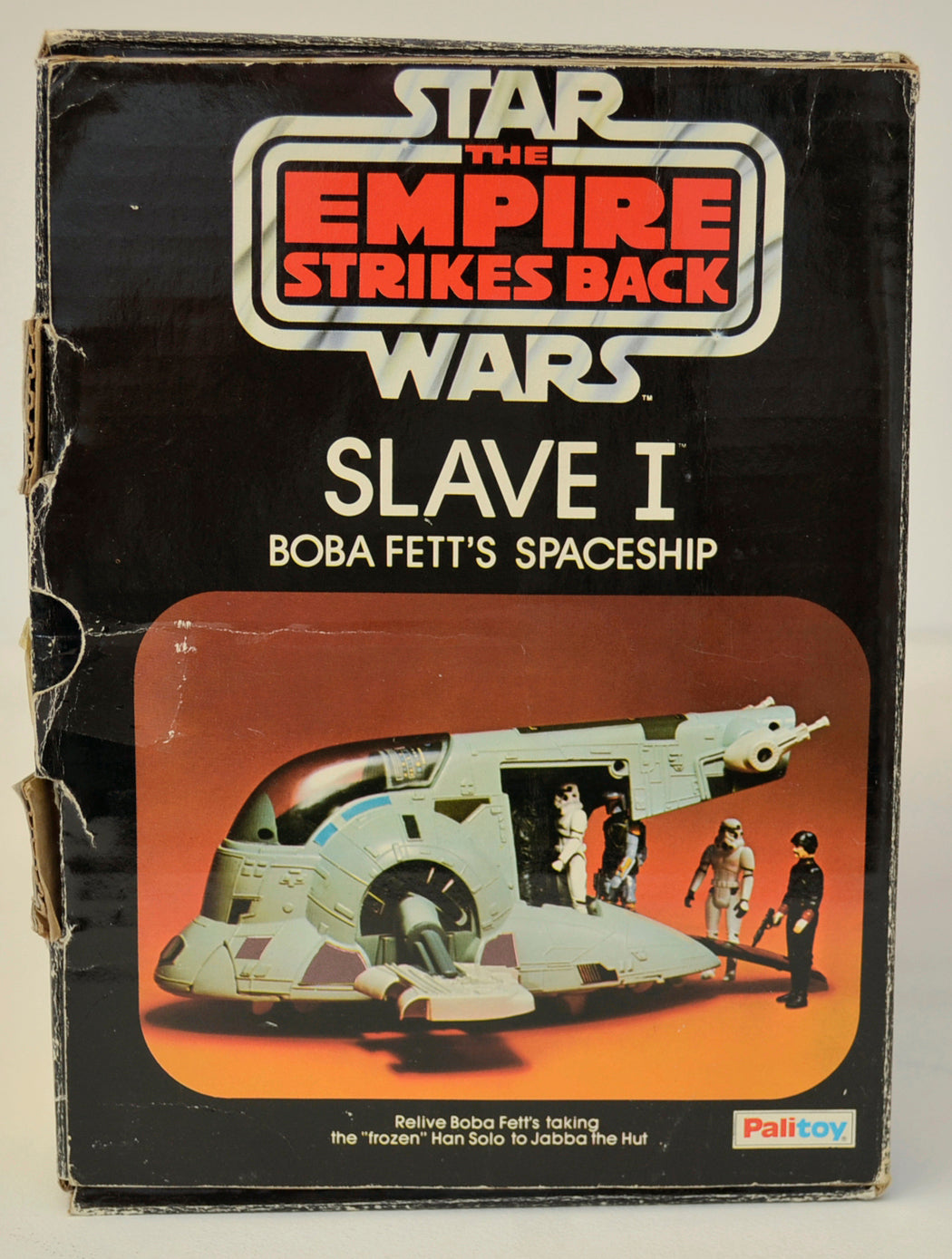 STAR WARS : EMPIRE STRIKES BACK - SLAVE 1 - Palitoy Toy 33356 (BOX SIDE 3 View)  