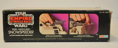 STAR WARS : EMPIRE STRIKES BACK - SNOWSPEEDER - Palitoy Toy - 33361 (BOX SIDE 2 View)  