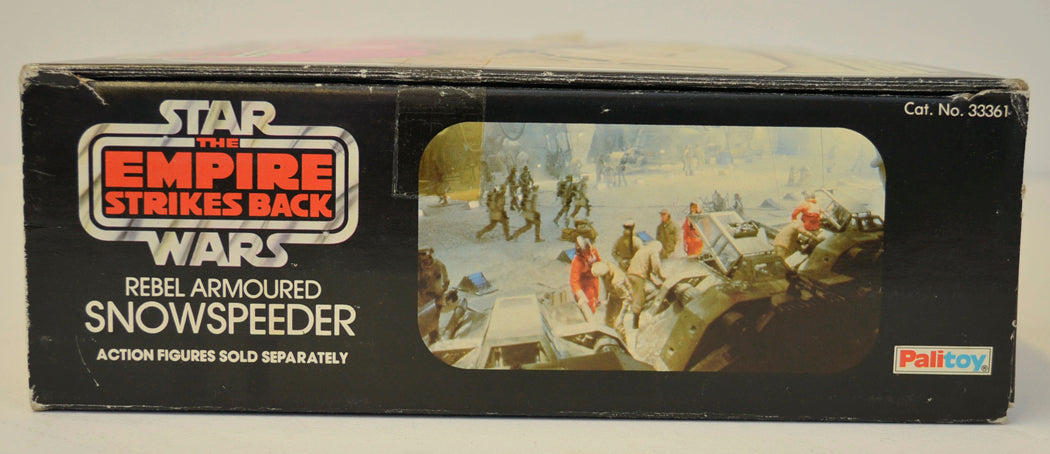 STAR WARS : EMPIRE STRIKES BACK - SNOWSPEEDER - Palitoy Toy - 33361 (BOX SIDE 3 View)  