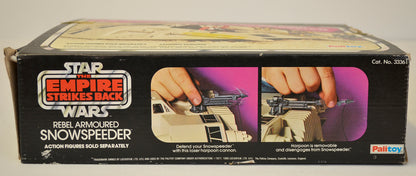 STAR WARS : EMPIRE STRIKES BACK - SNOWSPEEDER - Palitoy Toy - 33361 (BOX SIDE 2 View)  