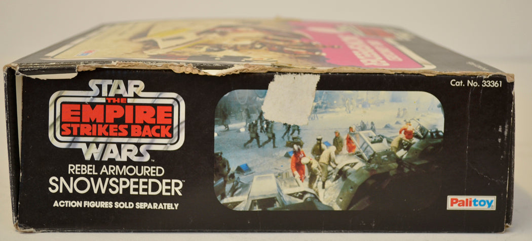 STAR WARS : EMPIRE STRIKES BACK - SNOWSPEEDER - Palitoy Toy - 33361 (BOX SIDE 4 View)  