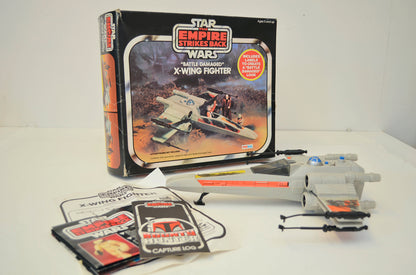 Star Wars : The Empire Strikes Back - X-Wing Fighter - Battle Damaged  Original Boxed Vintage Palitoy Toy (Grey Plastic, Non Electronic Version)