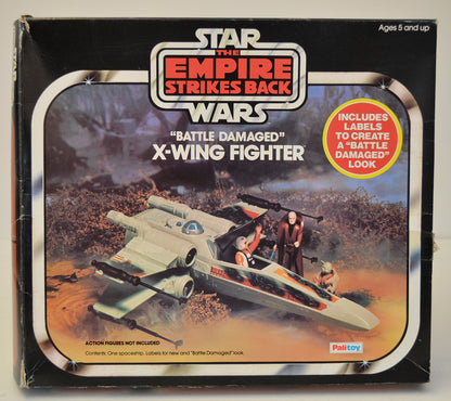 STAR WARS : EMPIRE STRIKES BACK - X-WING FIGHTER - Palitoy Toy - 33388 (BOX FRONT View)  