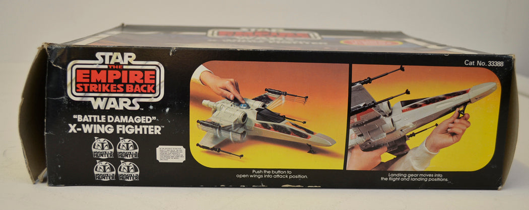 STAR WARS : EMPIRE STRIKES BACK - X-WING FIGHTER - Palitoy Toy - 33388 (BOX SIDE 2 View)  