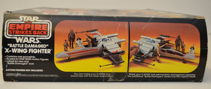 STAR WARS : EMPIRE STRIKES BACK - X-WING FIGHTER - Palitoy Toy - 33388 (BOX SIDE 3 View)  