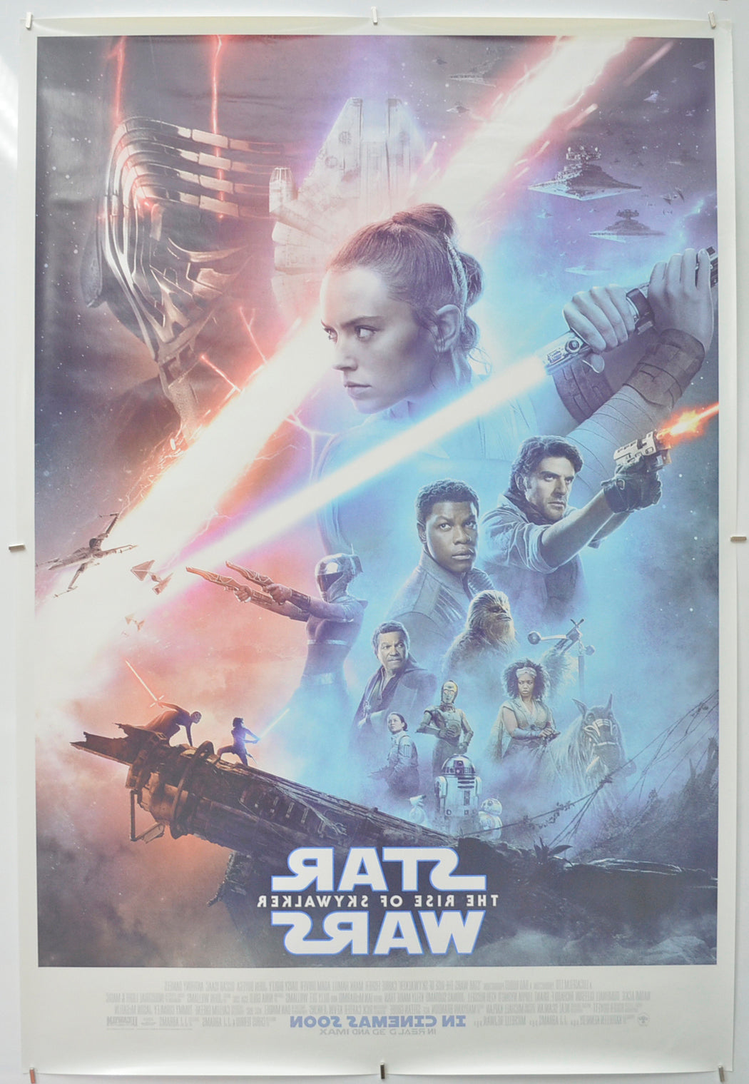 STAR WARS: THE RISE OF SKYWALKER (Back) Cinema One Sheet Movie Poster 