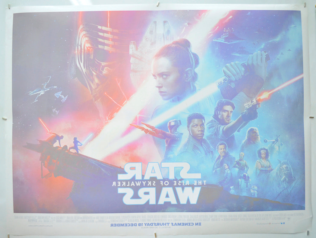 STAR WARS: THE RISE OF SKYWALKER (Back) Cinema Quad Movie Poster 