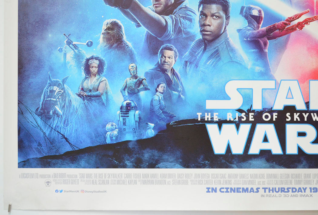 STAR WARS: THE RISE OF SKYWALKER (Bottom Left) Cinema Quad Movie Poster 