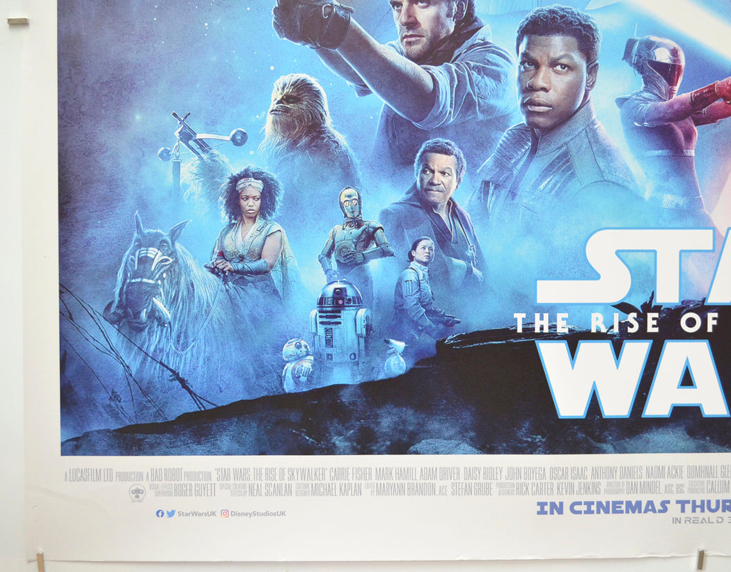 STAR WARS: THE RISE OF SKYWALKER (Bottom Left) Cinema Quad Movie Poster 