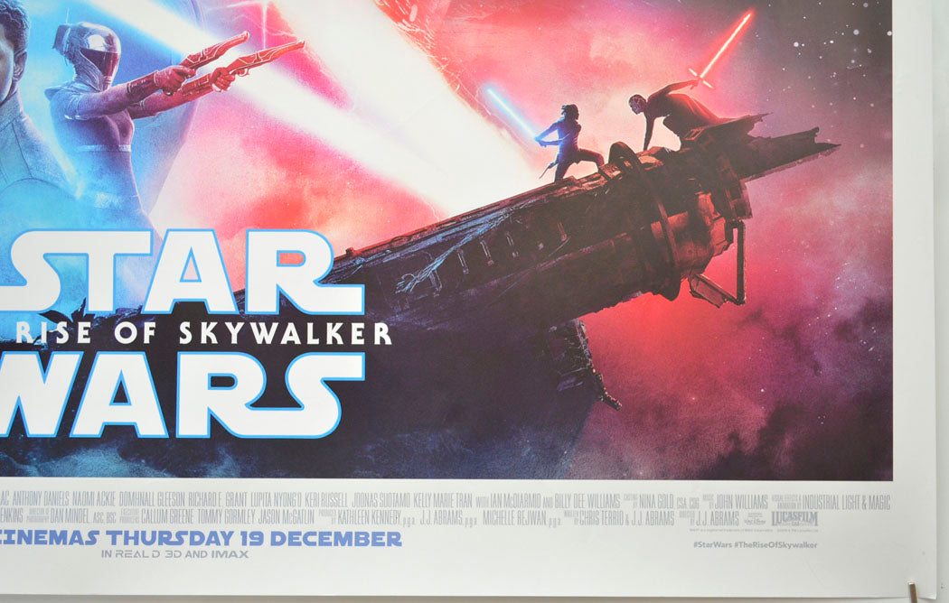 STAR WARS: THE RISE OF SKYWALKER (Bottom Right) Cinema Quad Movie Poster 