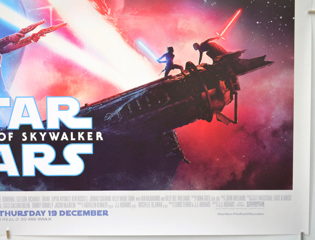 STAR WARS: THE RISE OF SKYWALKER (Bottom Right) Cinema Quad Movie Poster 