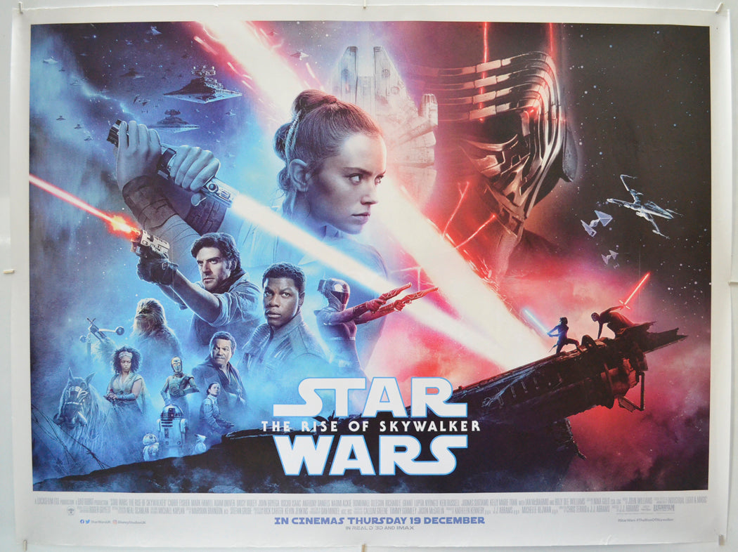 Star Wars: The Rise Of Skywalker - Original Quad Poster - Film Poster - Movie Poster