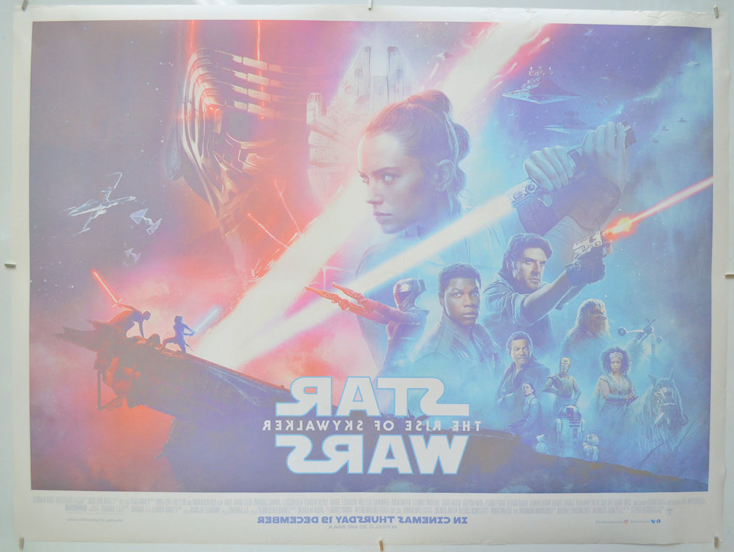 STAR WARS: THE RISE OF SKYWALKER (Back) Cinema Quad Movie Poster 