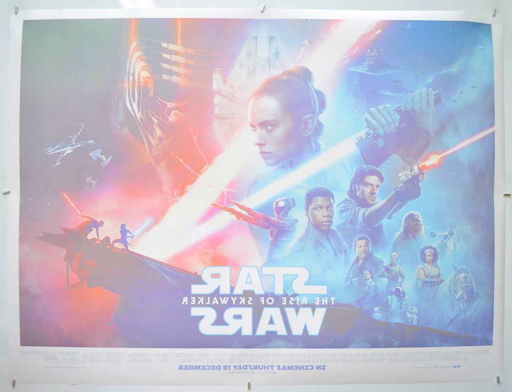 STAR WARS: THE RISE OF SKYWALKER (Back) Cinema Quad Movie Poster 