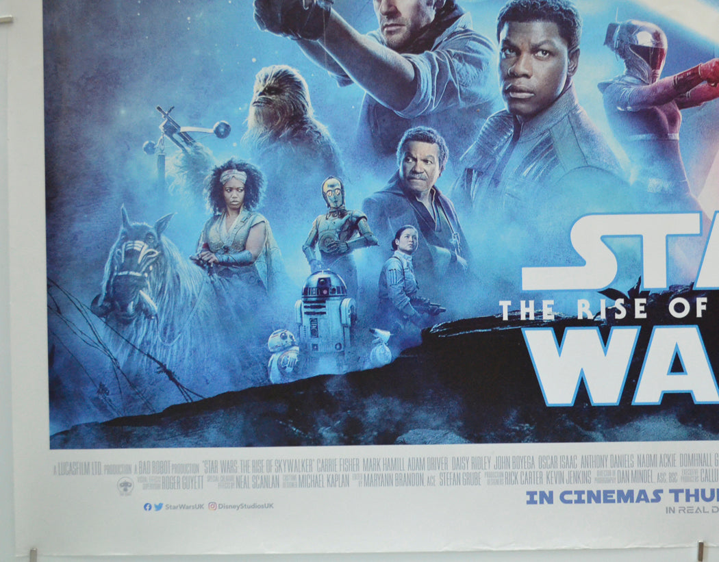 STAR WARS: THE RISE OF SKYWALKER (Bottom Left) Cinema Quad Movie Poster 