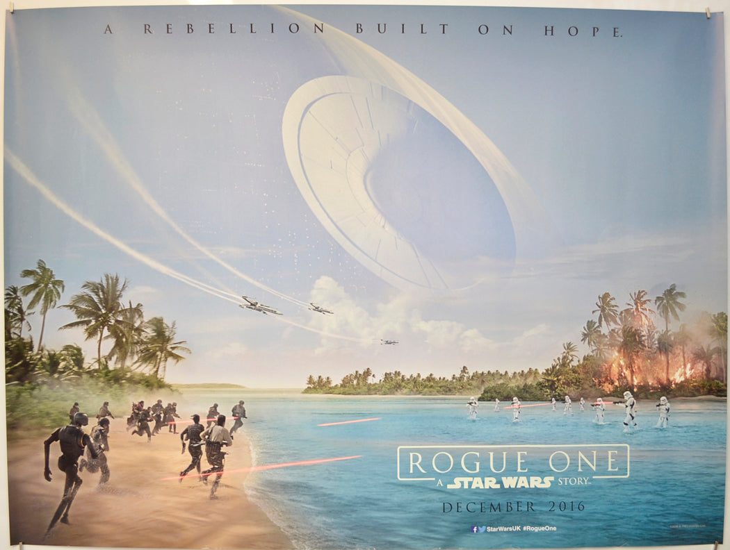 Rogue One: A Star Wars Story  (Teaser / Advance Version)   Original Quad Poster - Film Poster - Movie Poster