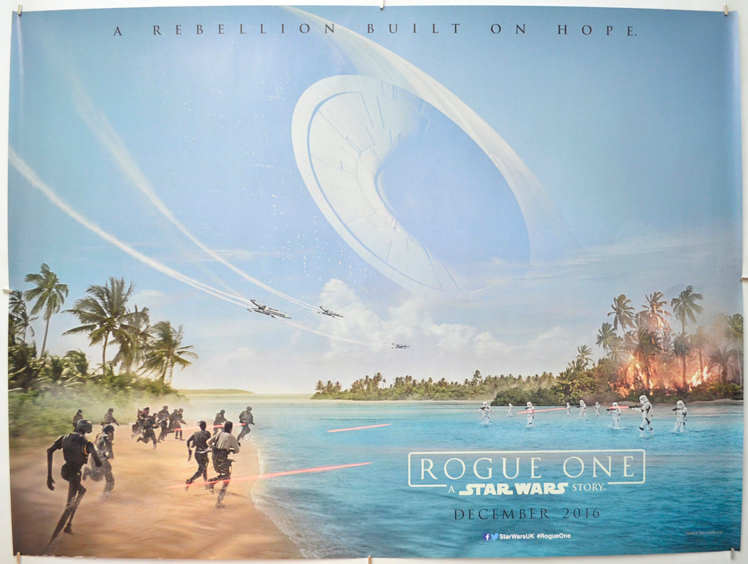 Rogue One: A Star Wars Story (Teaser / Advance Version) Original Quad Poster - Film Poster - Movie Poster