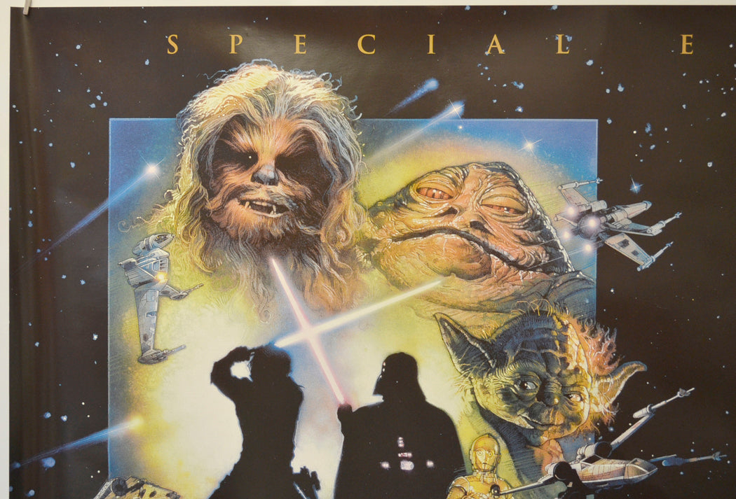 STAR WARS EPISODE VI : THE RETURN OF THE JEDI (Top Left) Cinema Quad Movie Poster 