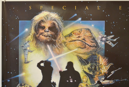 STAR WARS EPISODE VI : THE RETURN OF THE JEDI (Top Left) Cinema Quad Movie Poster 