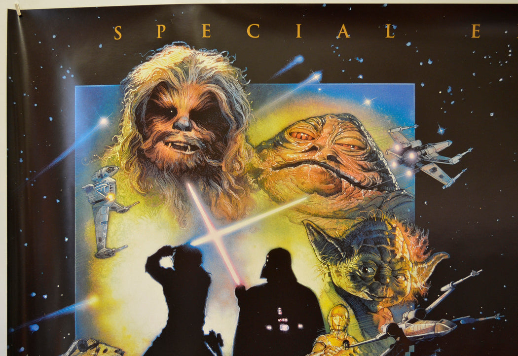 STAR WARS EPISODE VI : THE RETURN OF THE JEDI (Top Left) Cinema Quad Movie Poster 