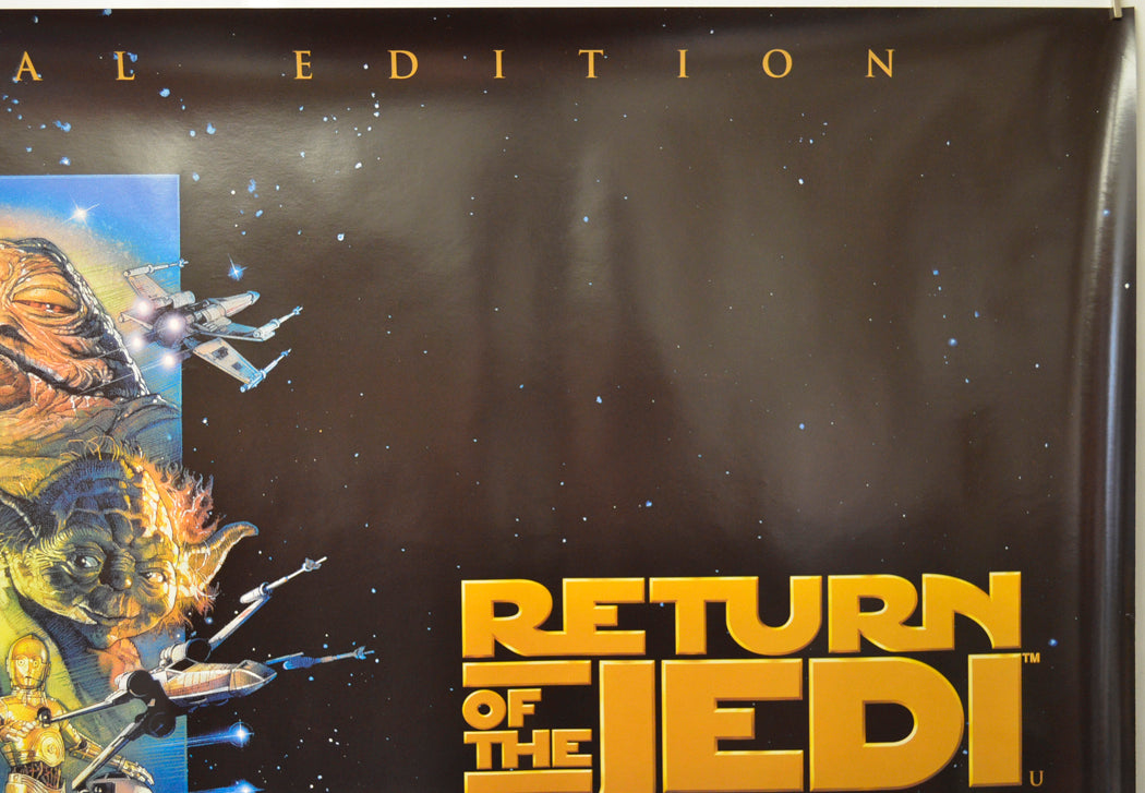 STAR WARS EPISODE VI : THE RETURN OF THE JEDI (Top Right) Cinema Quad Movie Poster 