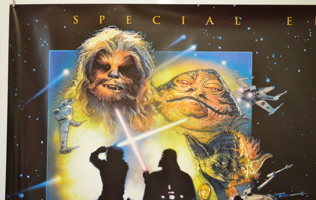 STAR WARS EPISODE VI : THE RETURN OF THE JEDI (Top Left) Cinema Quad Movie Poster 