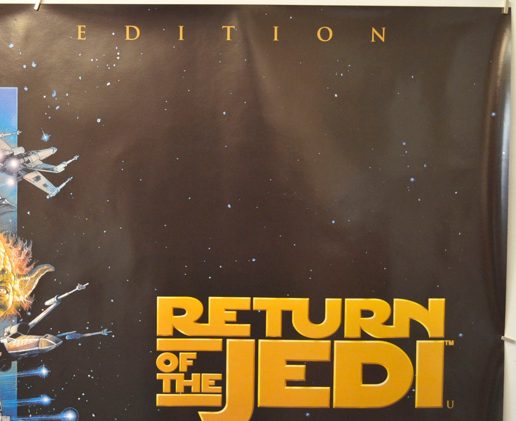 STAR WARS EPISODE VI : THE RETURN OF THE JEDI (Top Right) Cinema Quad Movie Poster 