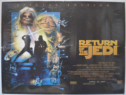 Star Wars Episode VI : The Return Of The Jedi (1997 Special Edition Quad Poster)  - Original Quad Poster - Film Poster - Movie Poster