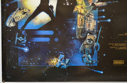 STAR WARS EPISODE VI : THE RETURN OF THE JEDI (Bottom Left) Cinema Quad Movie Poster 