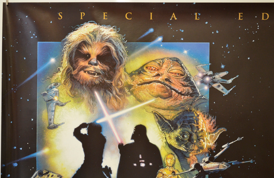 STAR WARS EPISODE VI : THE RETURN OF THE JEDI (Top Left) Cinema Quad Movie Poster 