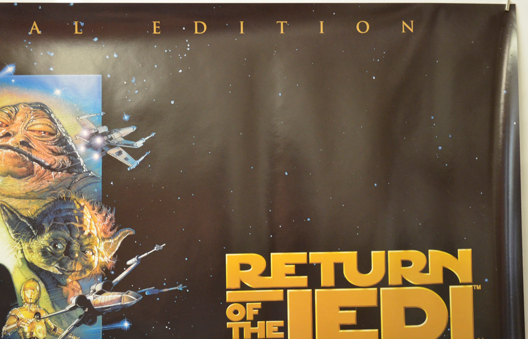 STAR WARS EPISODE VI : THE RETURN OF THE JEDI (Top Right) Cinema Quad Movie Poster 