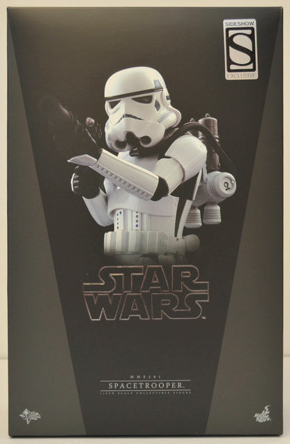 STAR WARS : HOT TOYS - SPACETROOPER – SIDEHOW EXCLUSIVE – Box Front View 