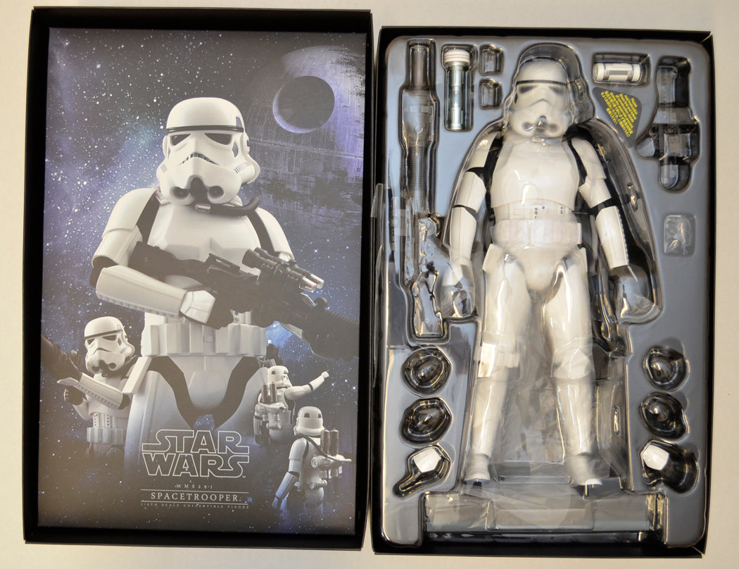 STAR WARS : HOT TOYS - SPACETROOPER – SIDEHOW EXCLUSIVE – Box Inside View 