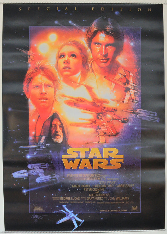 Star Wars Episode IV : A New Hope  (1997 Special Edition Poster)   Original One Sheet Poster - Film Poster - Movie Poster  