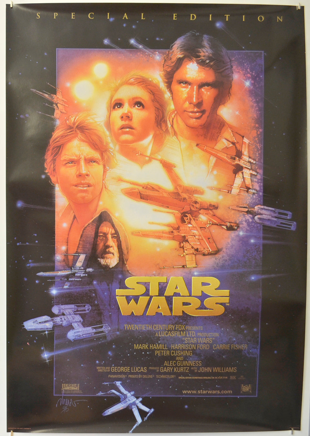 Star Wars Episode IV : A New Hope  (1997 Special Edition Poster)   Original One Sheet Poster - Film Poster - Movie Poster