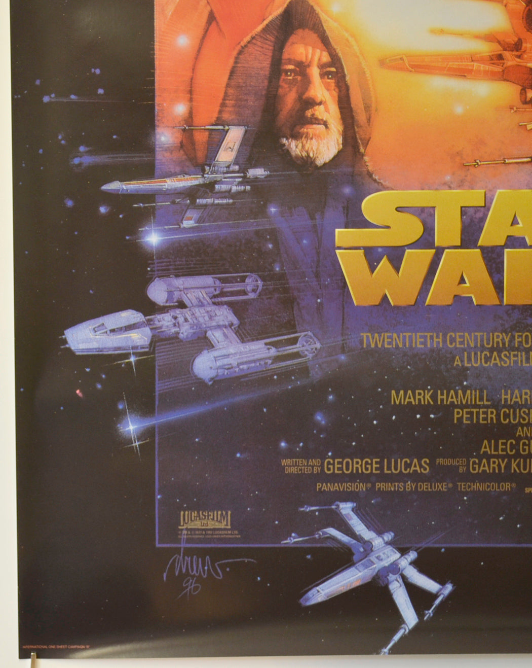 STAR WARS (Bottom Left) Cinema One Sheet Movie Poster 