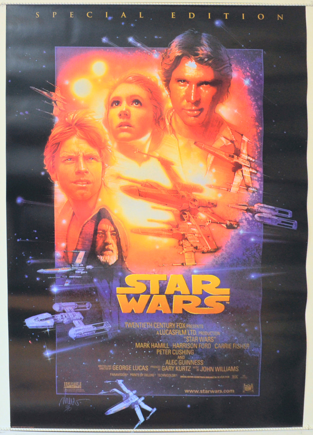 Star Wars Episode IV : A New Hope  (1997 Special Edition Poster)   Original One Sheet Poster - Film Poster - Movie Poster  