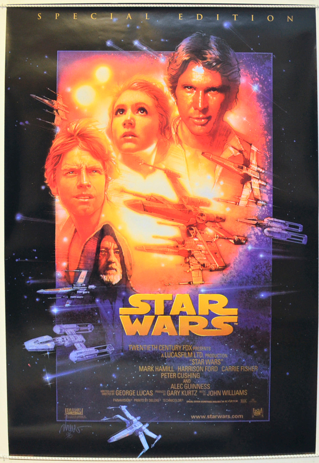 Star Wars Episode IV : A New Hope  (1997 Special Edition Poster)   Original One Sheet Poster - Film Poster - Movie Poster  