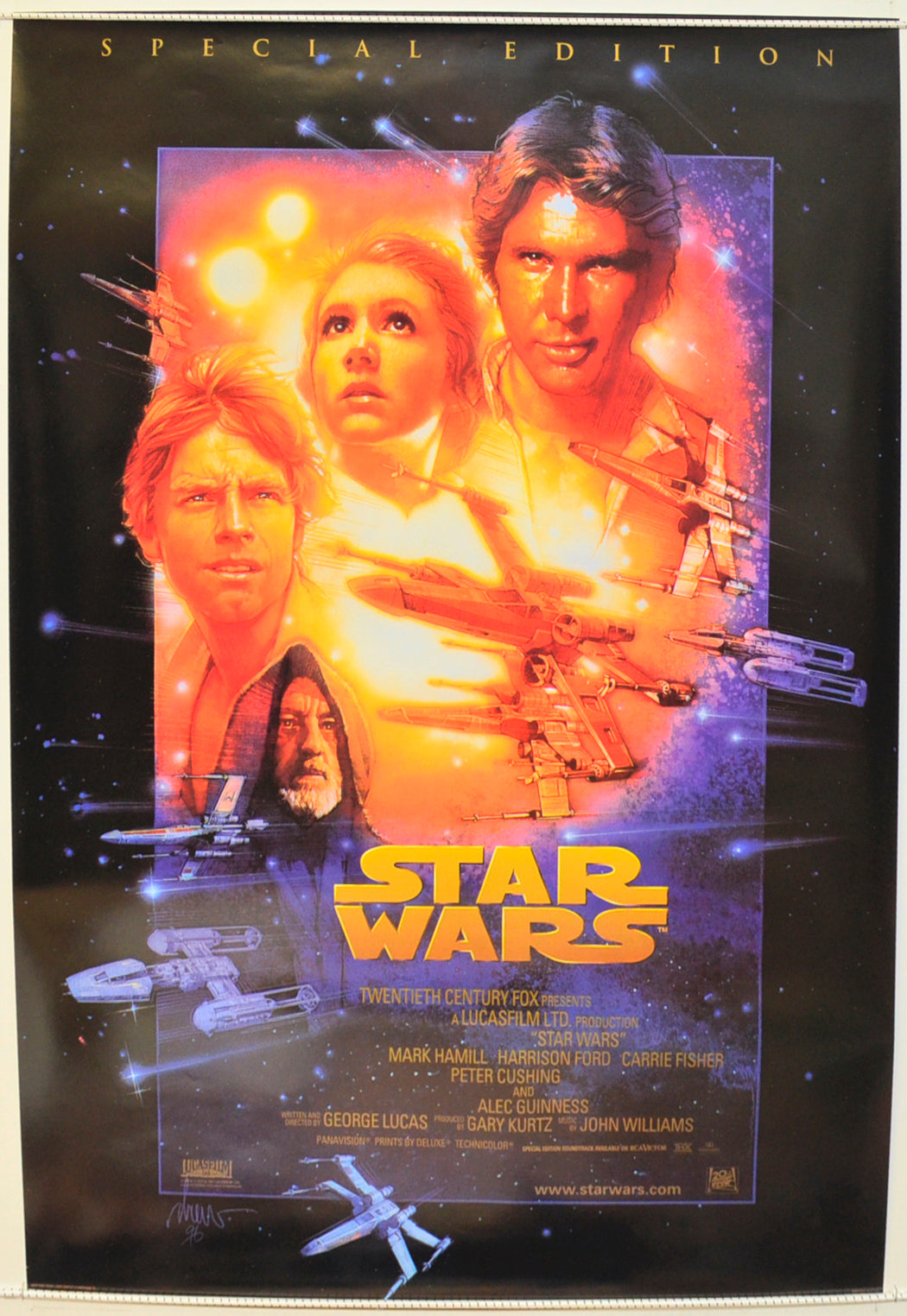 Star Wars Episode IV : A New Hope  (1997 Special Edition Poster)   Original One Sheet Poster - Film Poster - Movie Poster  