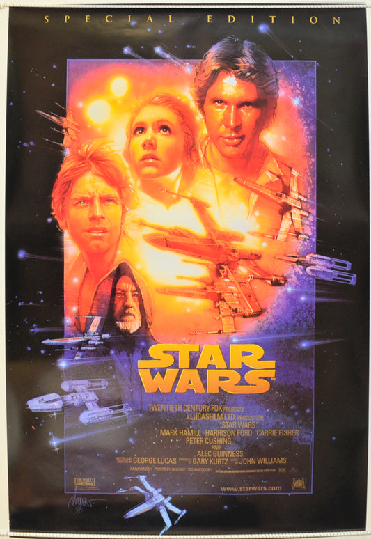 Star Wars Episode IV : A New Hope  (1997 Special Edition Poster)   Original One Sheet Poster - Film Poster - Movie Poster  