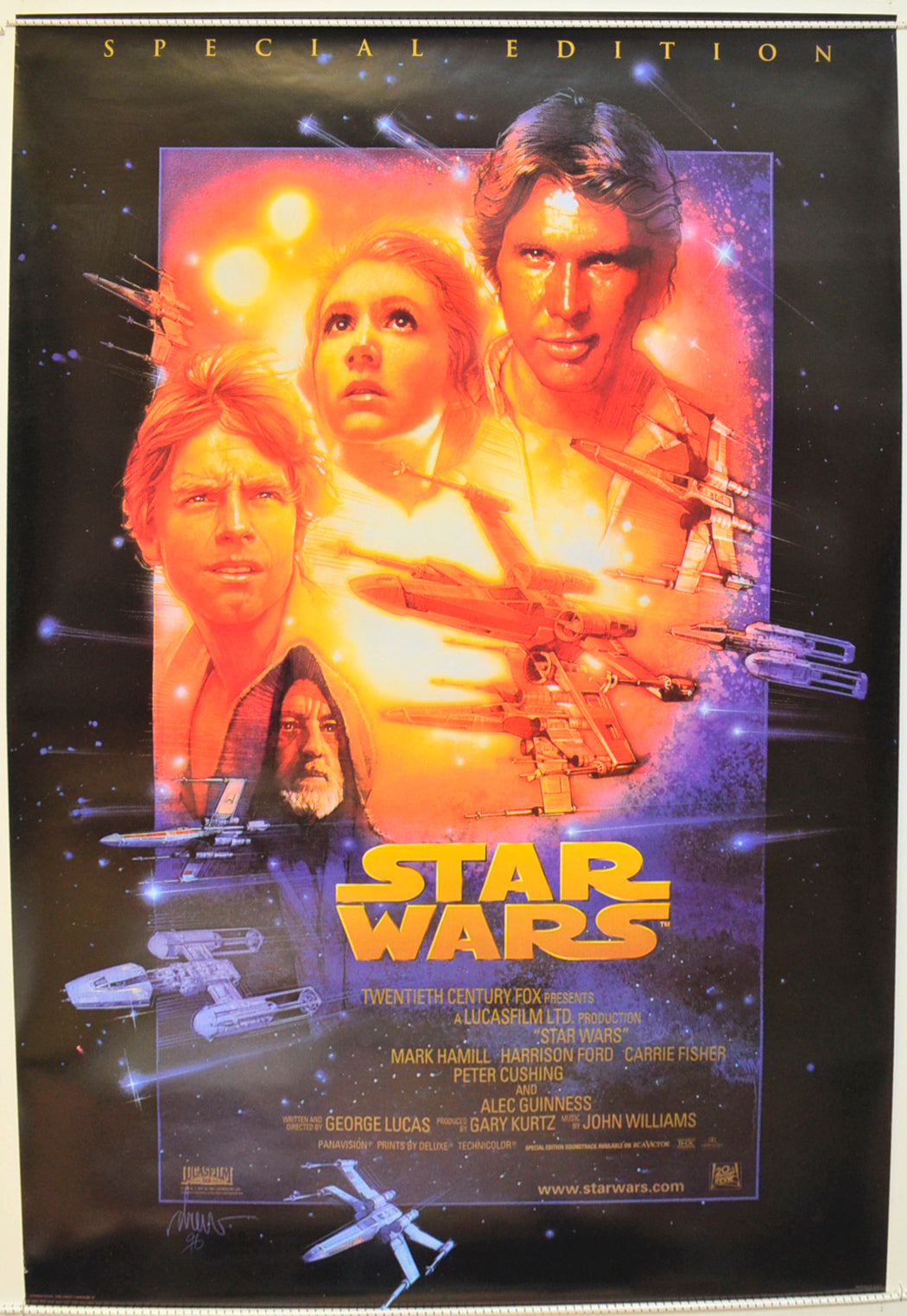 Star Wars Episode IV : A New Hope  (1997 Special Edition Poster)   Original One Sheet Poster - Film Poster - Movie Poster  